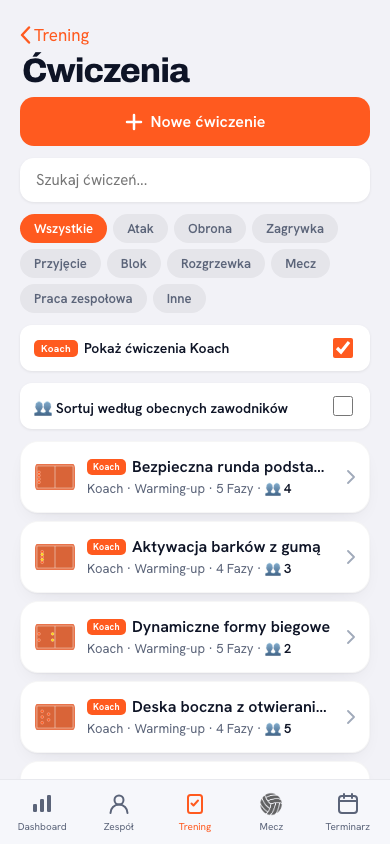 Ćwiczenie na blok „Timing bloku środkowego