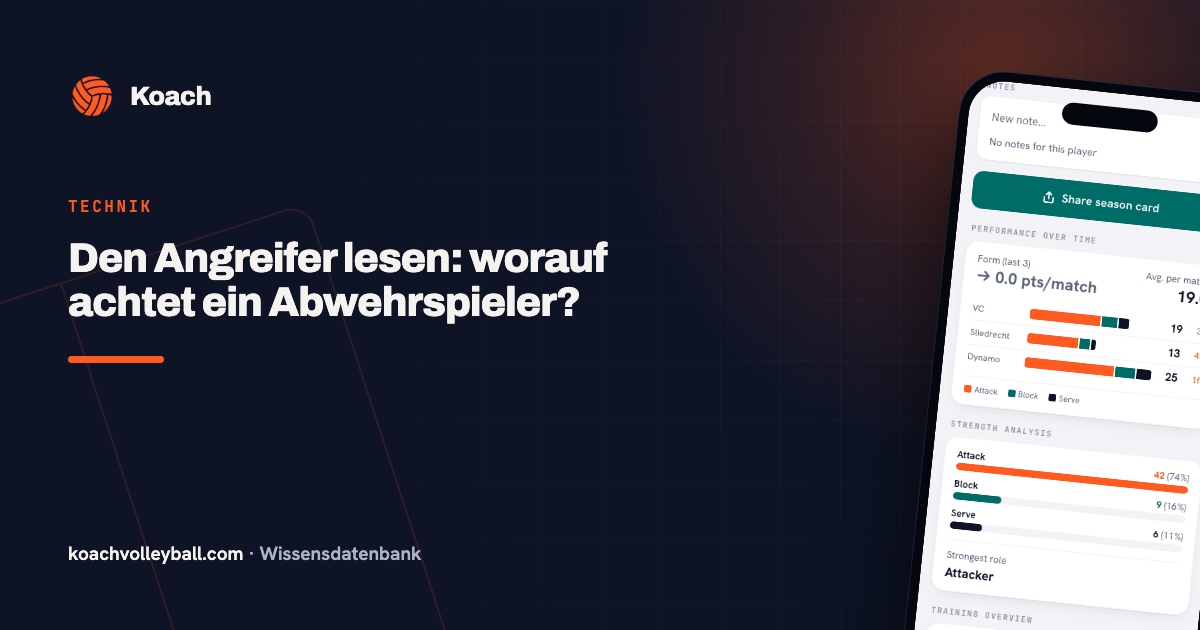 Den Angreifer lesen: worauf achtet ein Abwehrspieler?