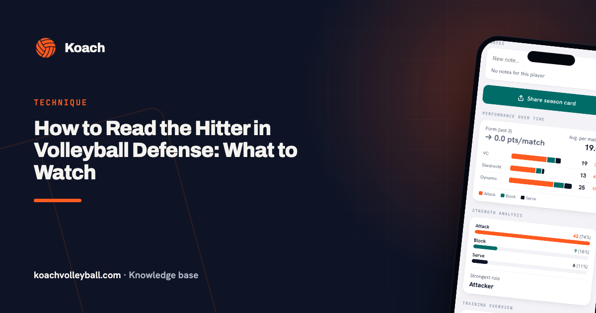 How to Read the Hitter in Volleyball Defense: What to Watch