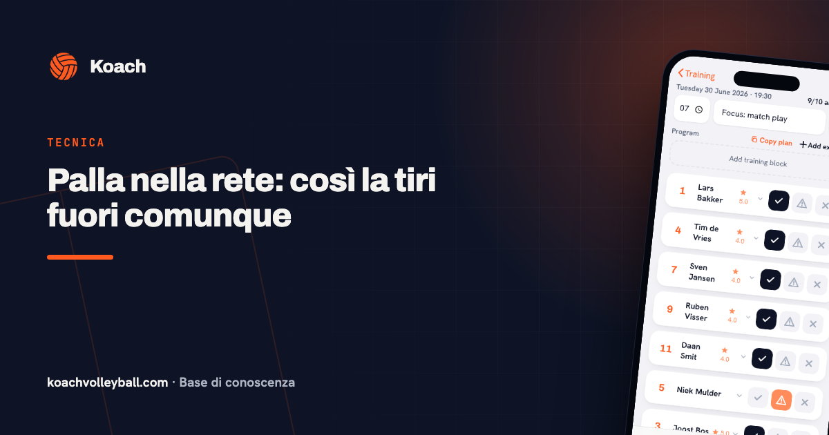 Palla nella rete: così la tiri fuori comunque