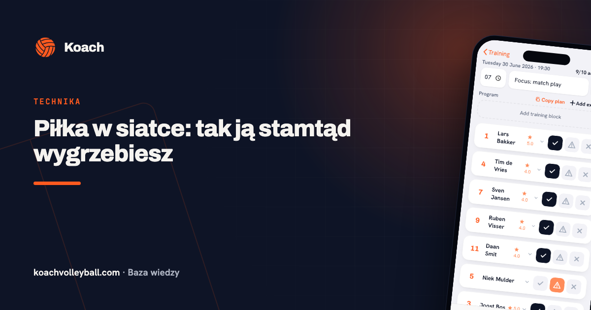 Piłka w siatce: tak ją stamtąd wygrzebiesz