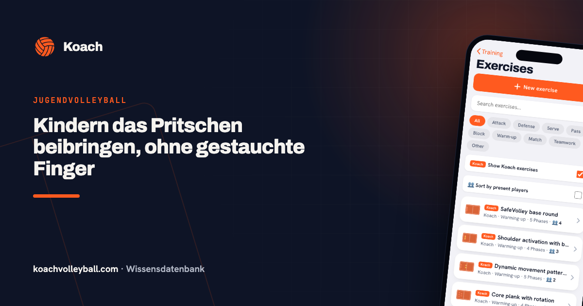 Kindern das Pritschen beibringen, ohne gestauchte Finger