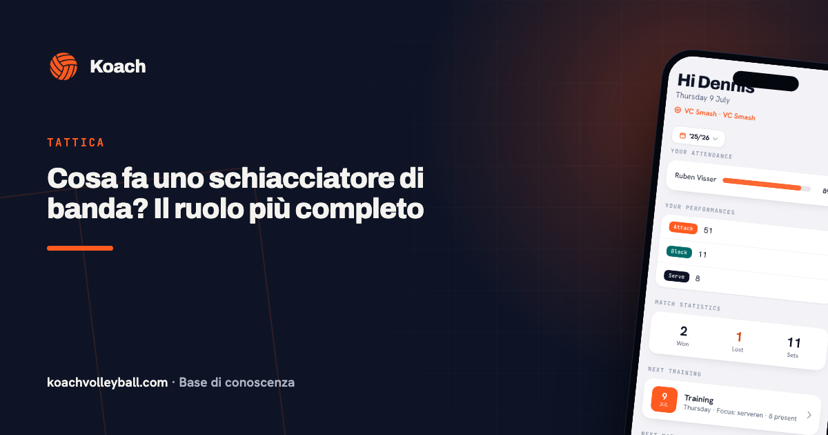 Cosa fa uno schiacciatore di banda? Il ruolo più completo