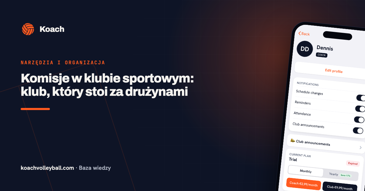 Komisje w klubie sportowym: klub, który stoi za drużynami