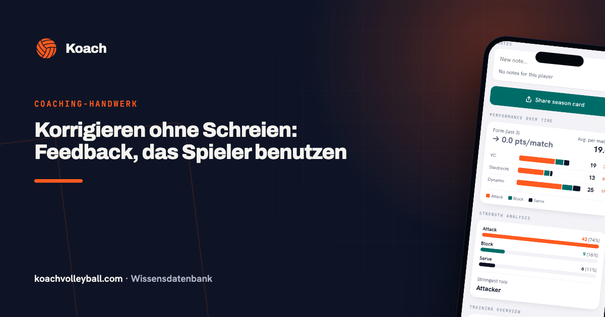Korrigieren ohne Schreien: Feedback, das Spieler benutzen