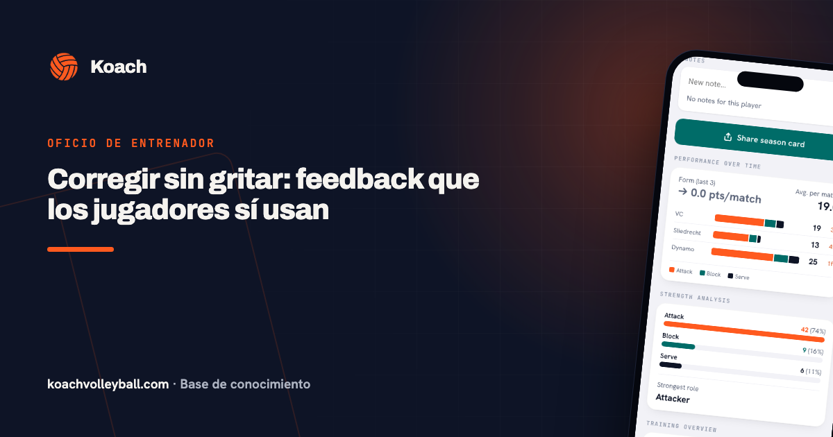 Corregir sin gritar: feedback que los jugadores sí usan