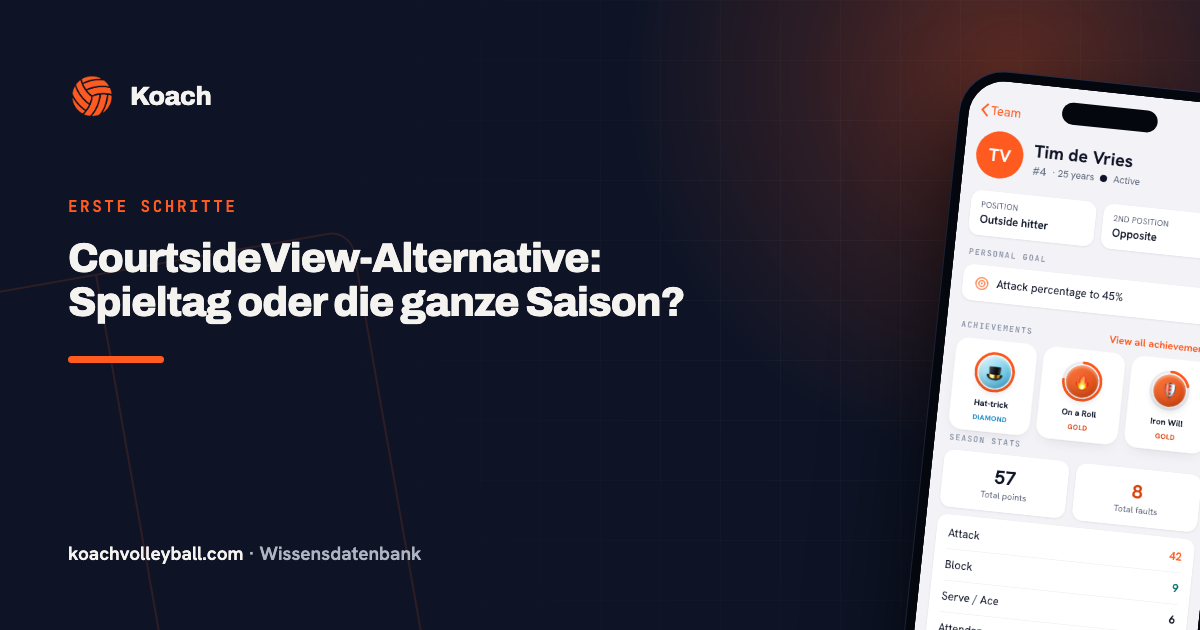 CourtsideView-Alternative: Spieltag oder die ganze Saison?