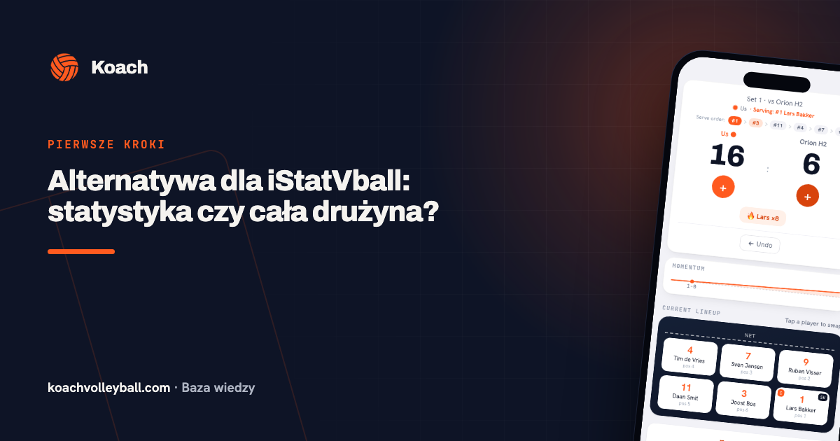 Alternatywa dla iStatVball: statystyka czy cała drużyna?