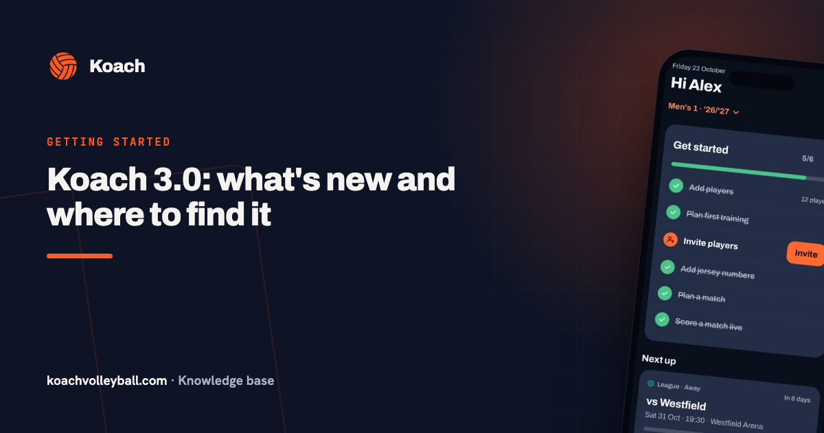 Koach 3.0: what's new and where to find it