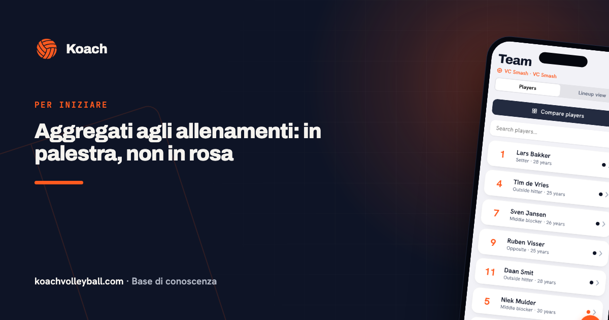 Aggregati agli allenamenti: in palestra, non in rosa