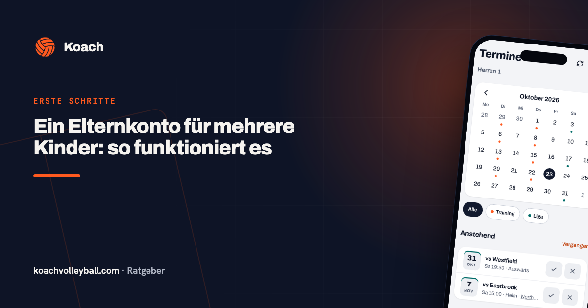 Ein Elternkonto für mehrere Kinder: so funktioniert es