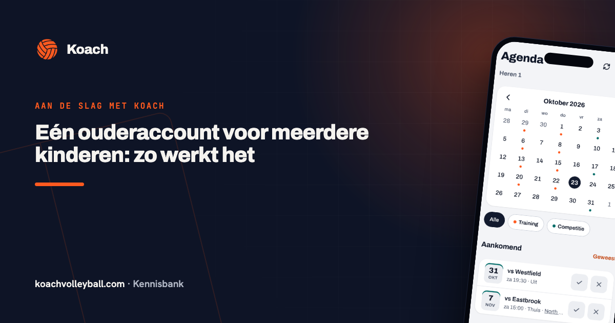 Eén ouderaccount voor meerdere kinderen: zo werkt het