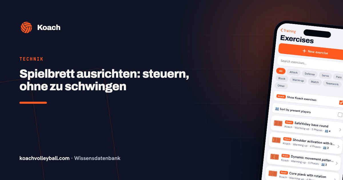 Spielbrett ausrichten: steuern, ohne zu schwingen