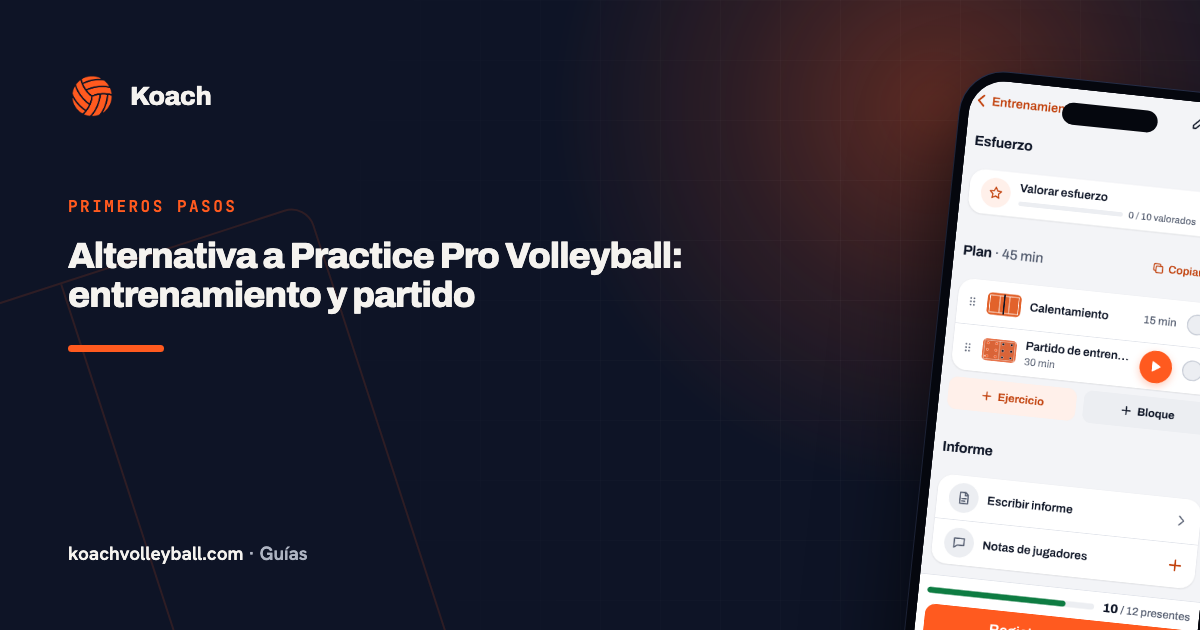 Alternativa a Practice Pro Volleyball: entrenamiento y partido