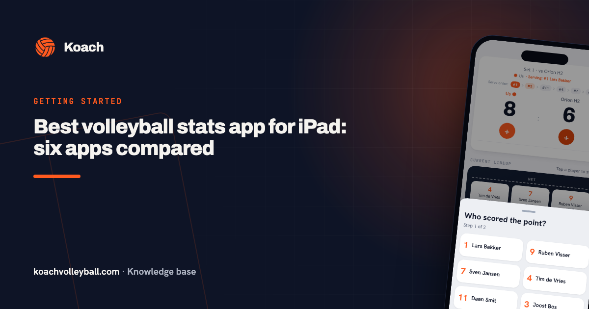 Best volleyball stats app for iPad: six apps compared