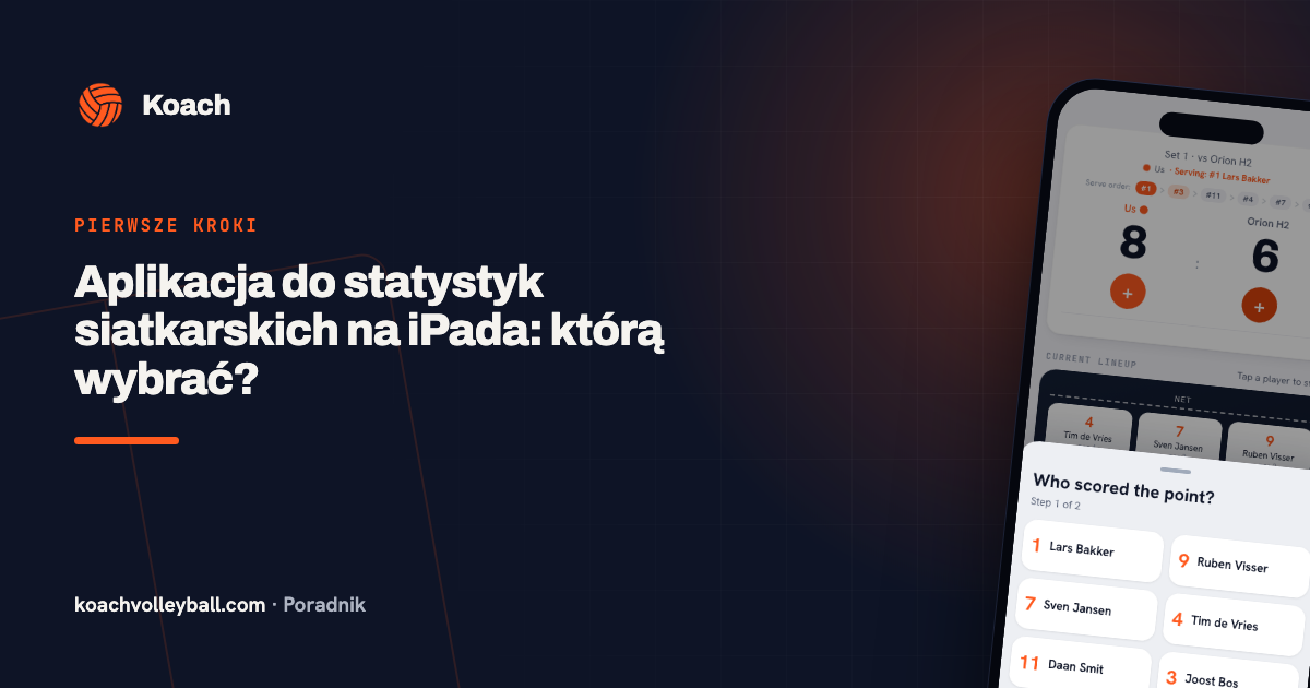 Aplikacja do statystyk siatkarskich na iPada: którą wybrać?
