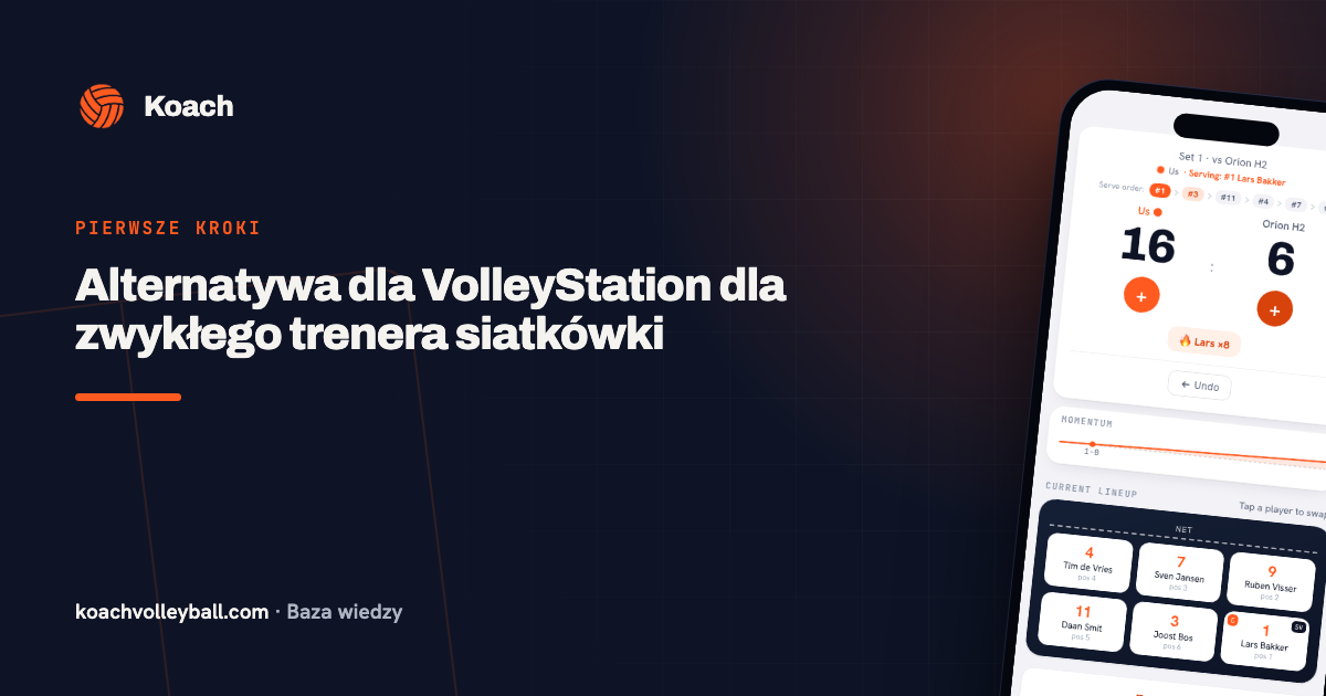 Alternatywa dla VolleyStation dla zwykłego trenera siatkówki
