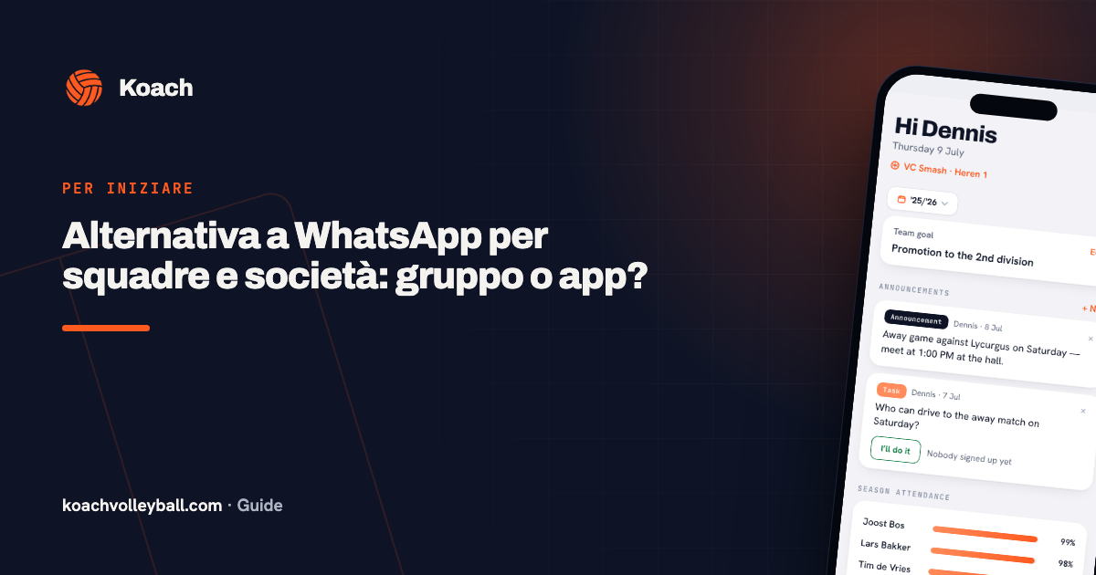 Alternativa a WhatsApp per squadre e società: gruppo o app?